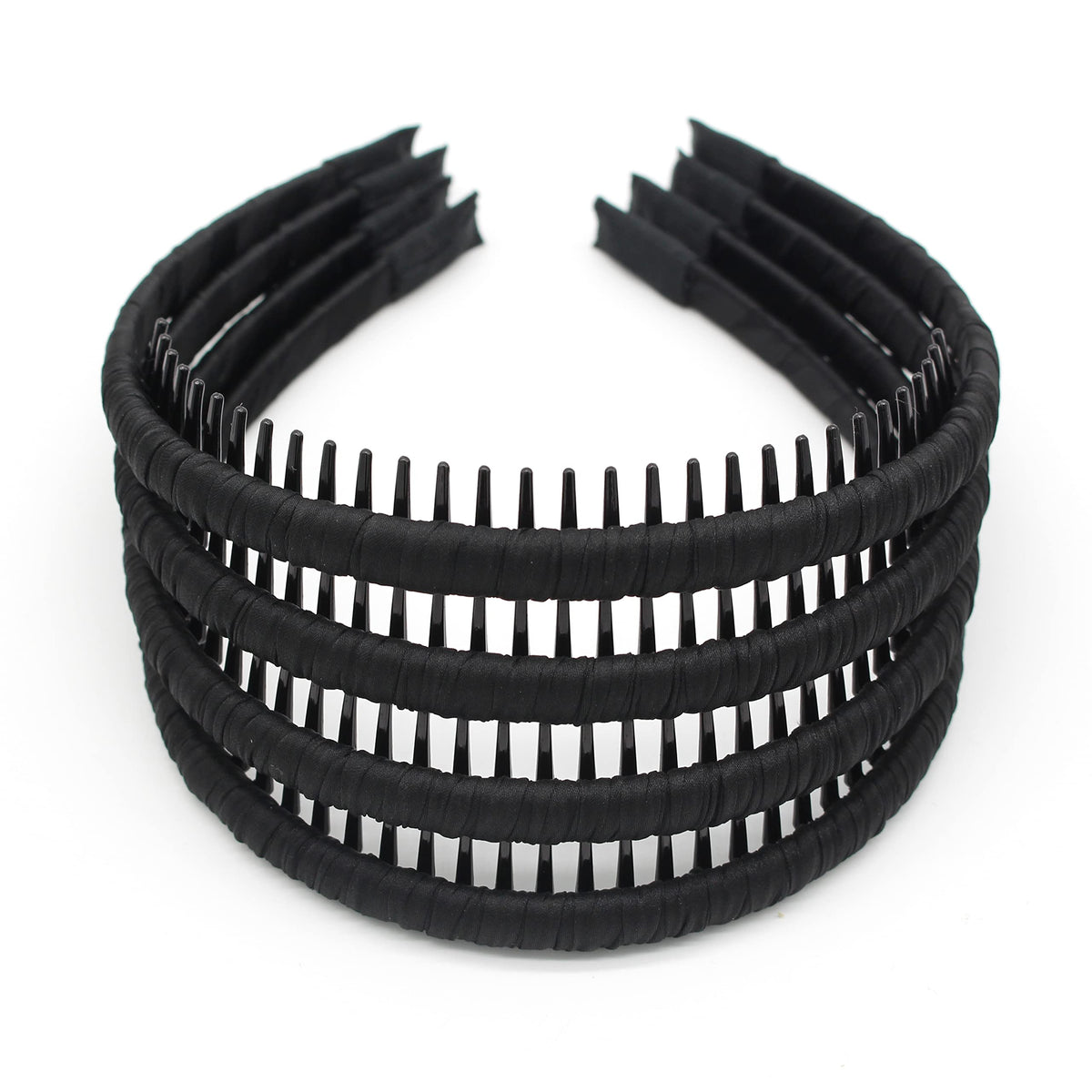 JOBAND bandes-cheveux noires ensemble 4 pièces pour un look élégant et stable.
