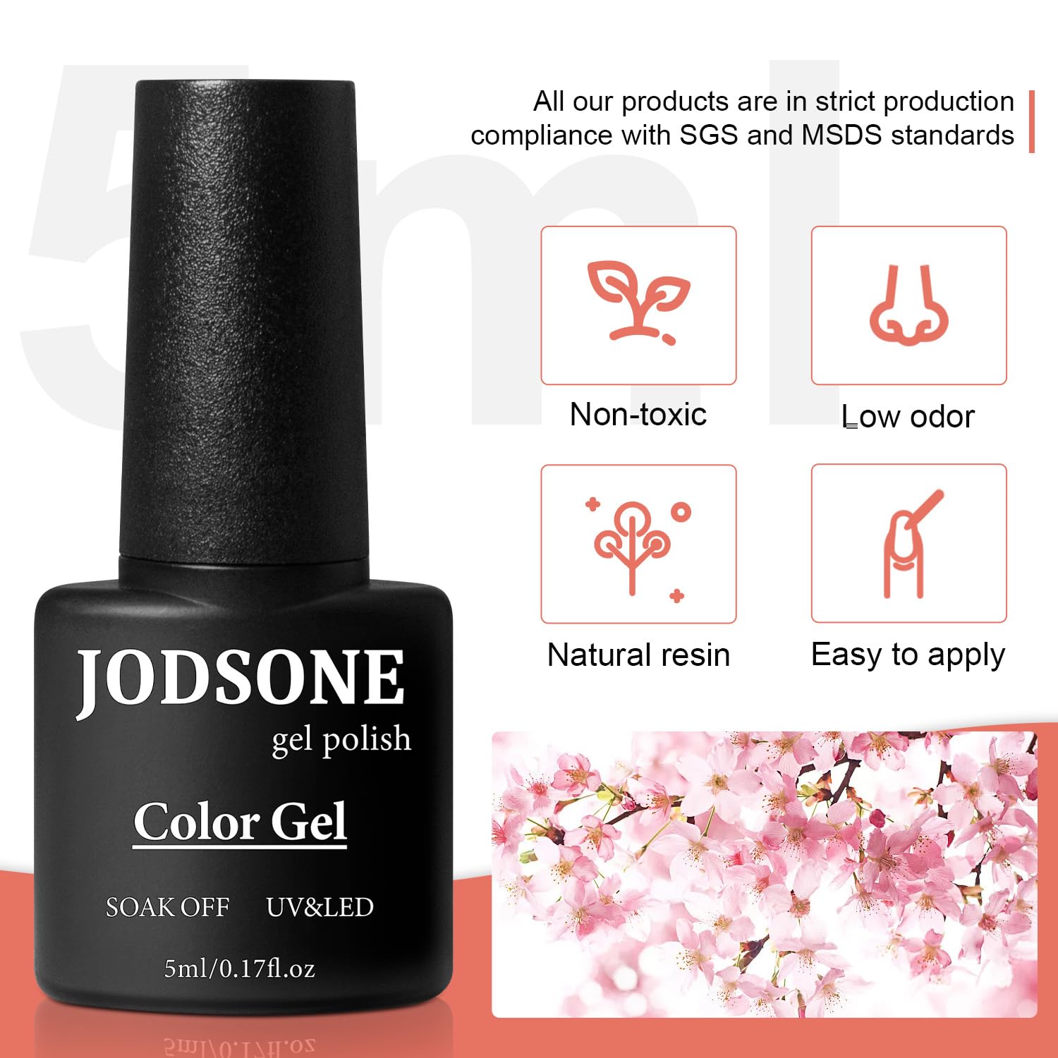 Palette JODSONE de 32 couleurs vernis gel pour tous les styles