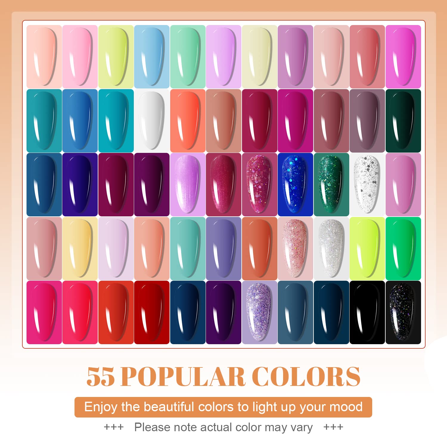 Palette JODSONE 55 teintes claires et sombres pour tous les styles