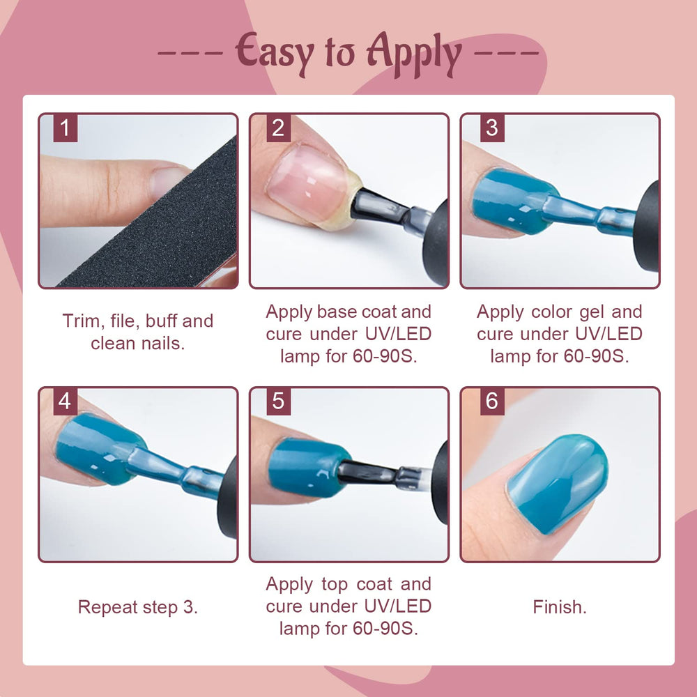 Accessoires d’ongles inclus pour une application précise
