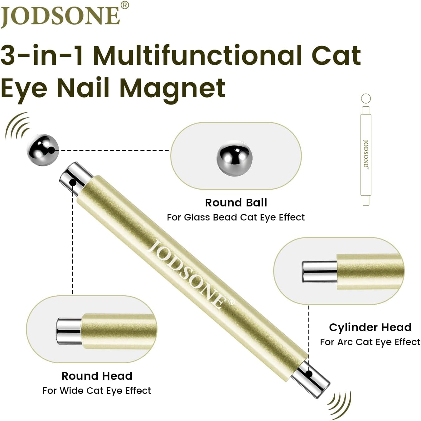 JODSONE, aimant-cat-eye cylindre 8mm, résultats précis.