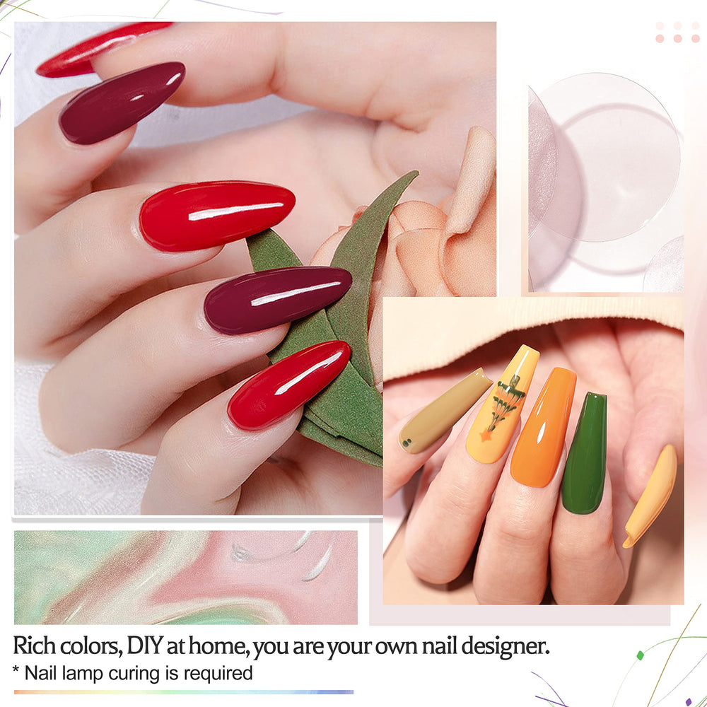 Application sur ongles avec les vernis gel JODSONE DIY