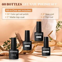 Base coat et top coat JODSONE avec finitions mat et brillant