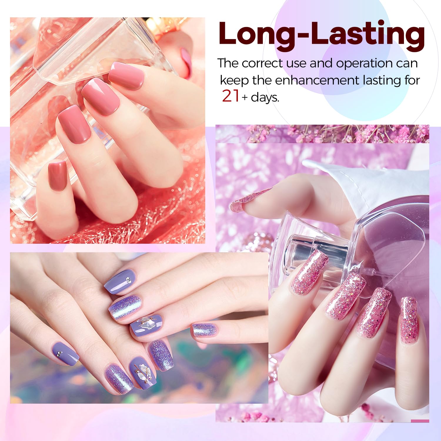 Flacons gel-vernis JODSONE 5 ml en couleur variée