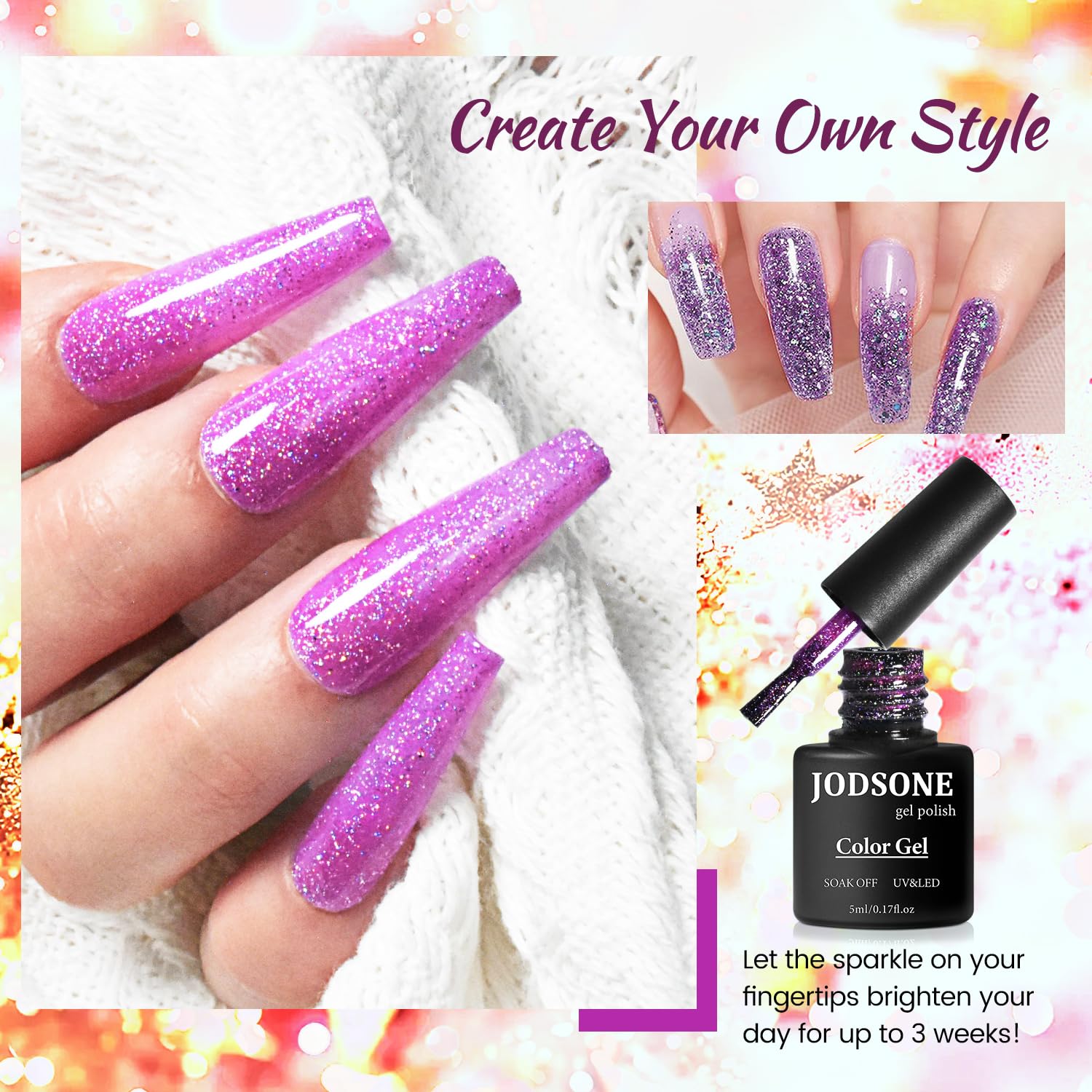 JODSONE: coffret cadeau vernis gel, parfait pour offrir.