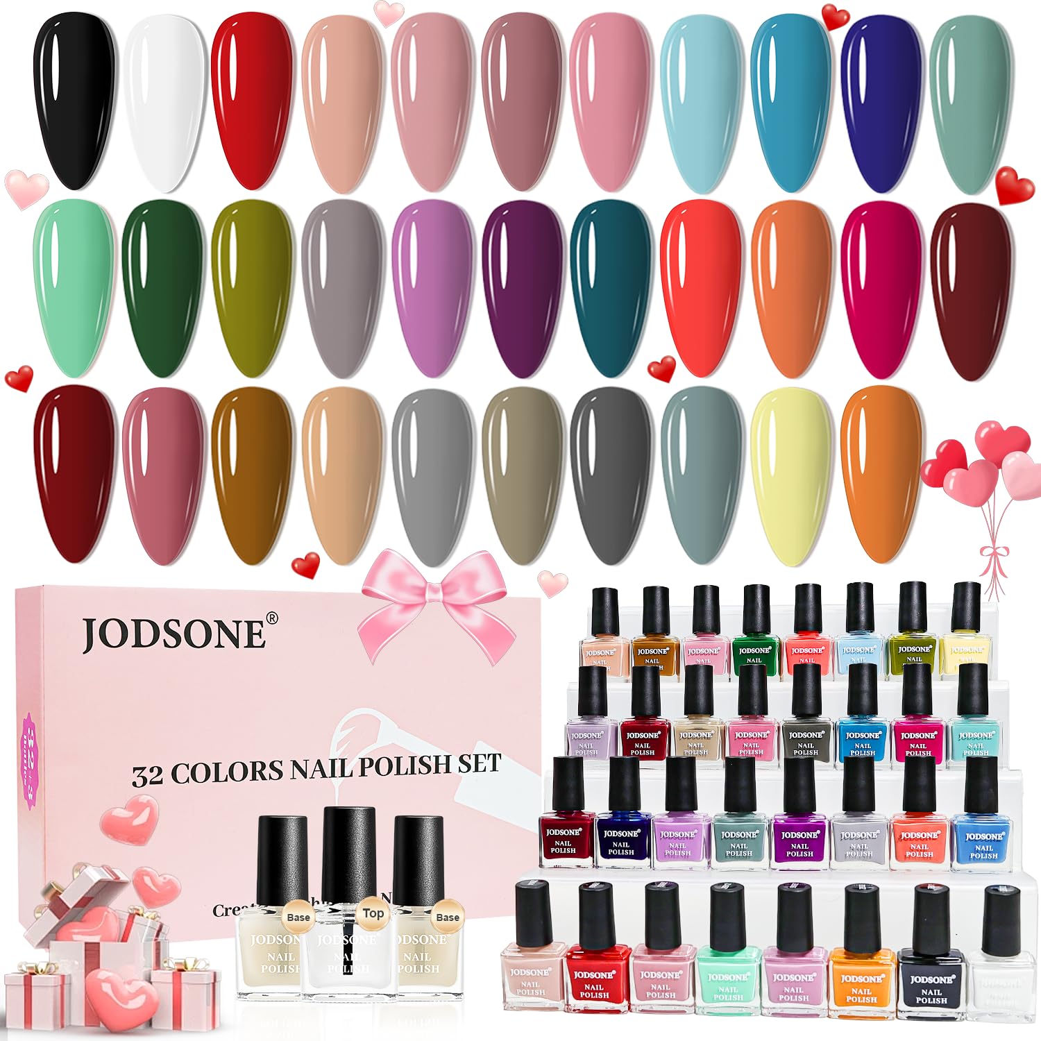 Coffret JODSONE avec 32 teintes pour créations rapides à domicile