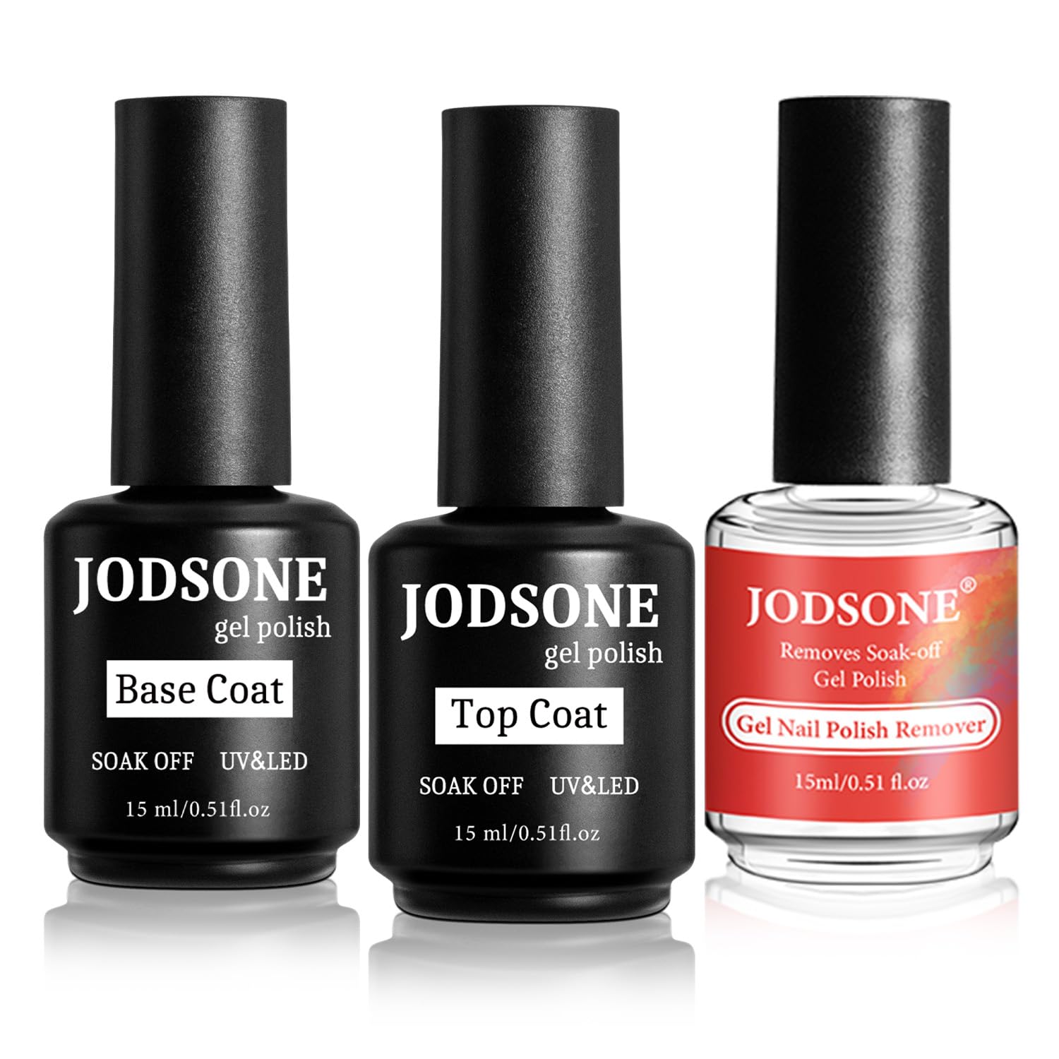 Démaquillant gel JODSONE en flacon 15 ml pour retirer le gel à domicile.