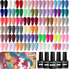 JODSONE ensemble-vernis-gel-60-pcs: palette variée pour une manucure polyvalente.