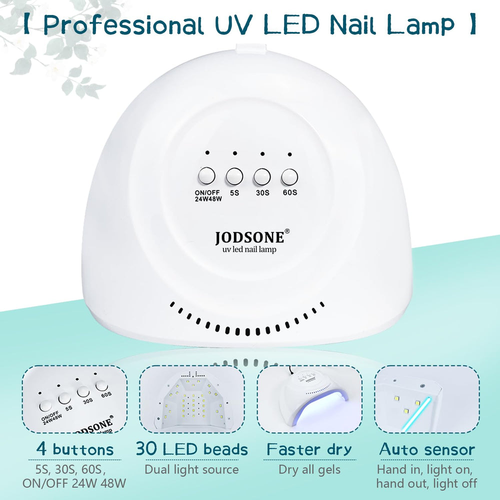 JODSONE gel ongles 20 couleurs pour des styles variés et personnalisables.