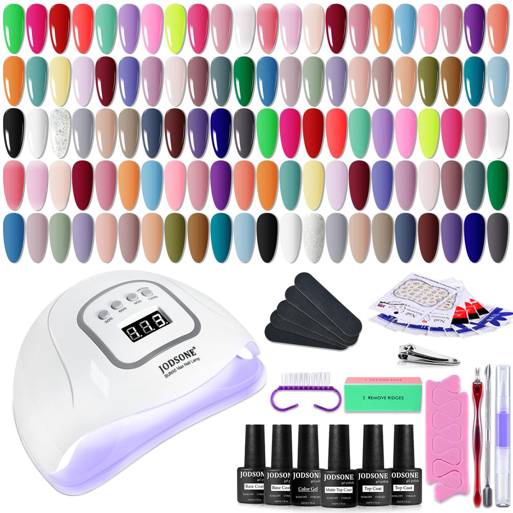 JODSONE kit vernis gel UV et lampe pour ongles à domicile