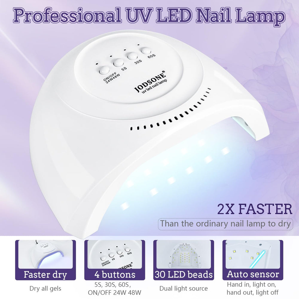 JODSONE lampe-uv trois modes accélèrent la cure à domicile.
