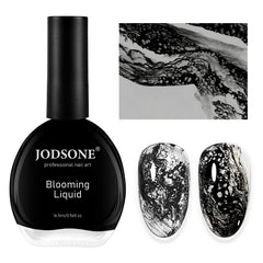 JODSONE: liquide floraison vague océan sur les ongles.
