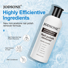 JODSONE: poncage-avant-demaquillage, prépare les ongles pour une dissolution plus rapide.