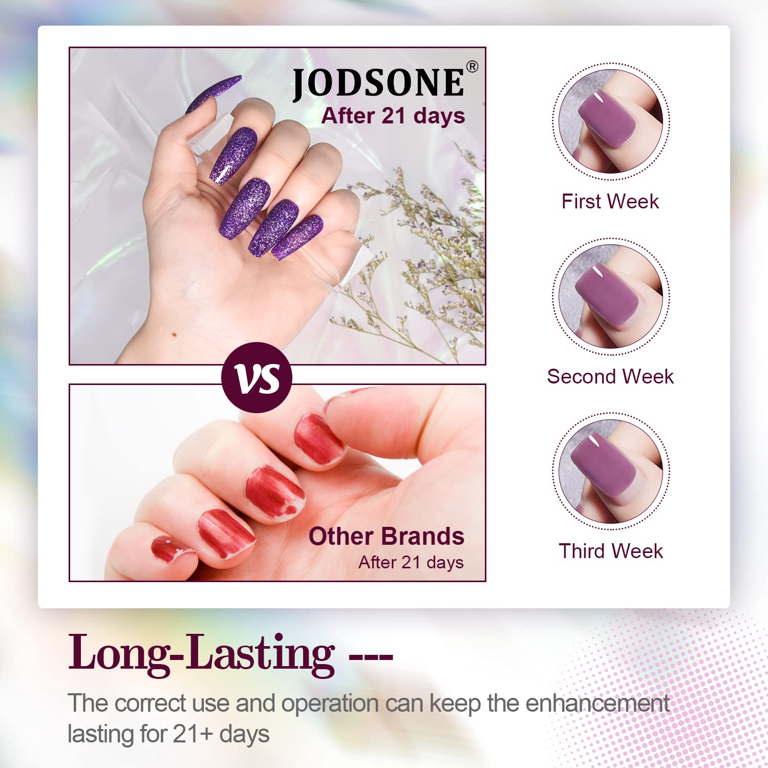 Couche supérieure mate JODSONE pour un look moderne.