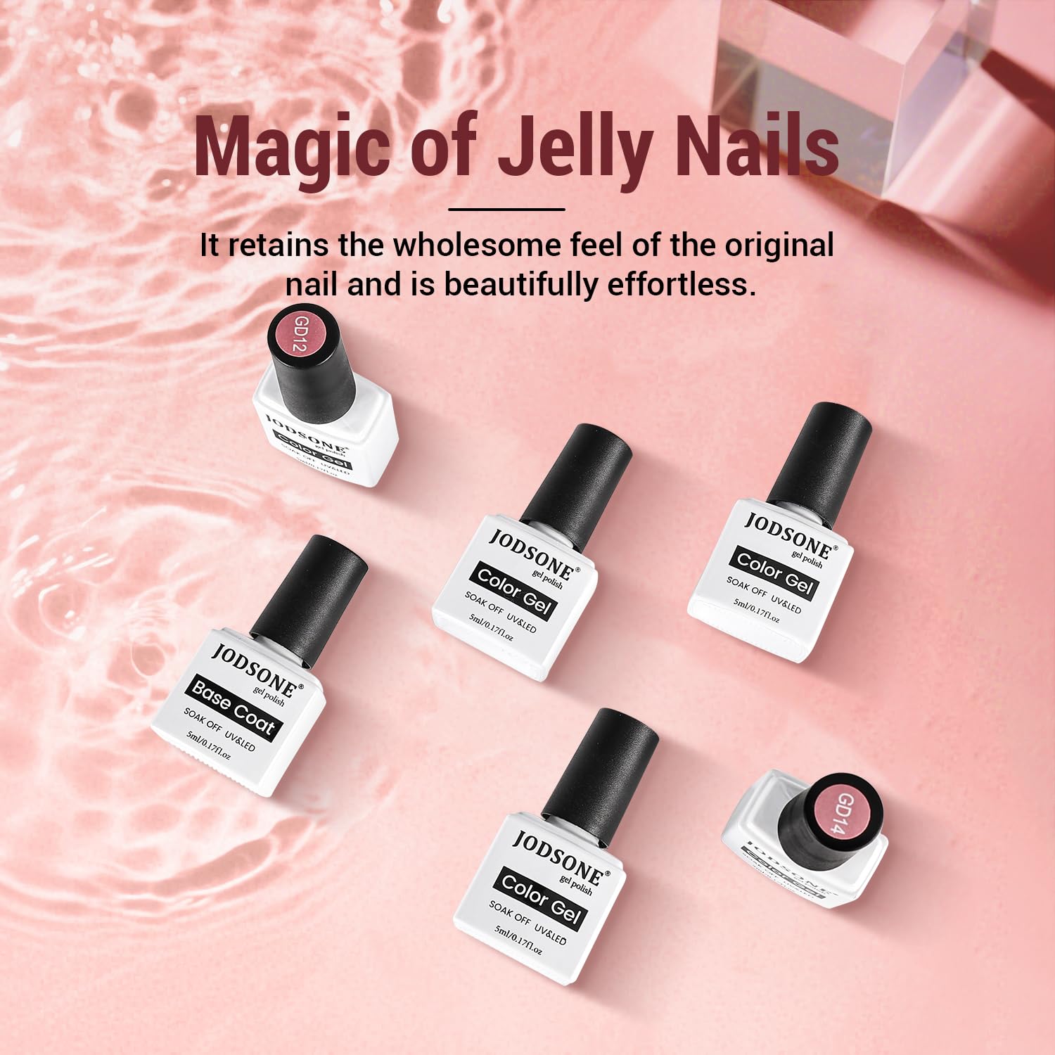 JODSONE gel ongles usage domicile et salon pour une belle finition.