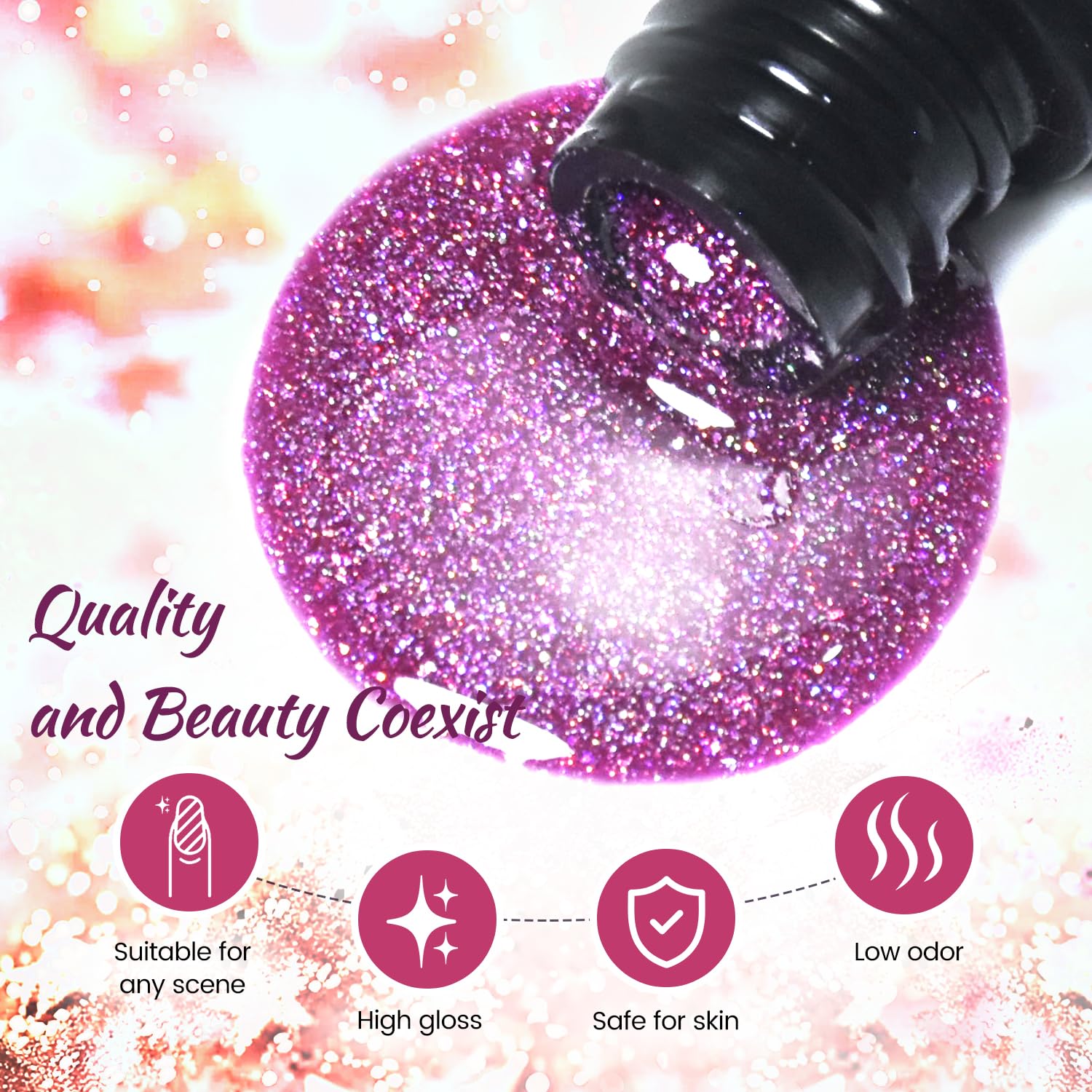 JODSONE: utilisation à domicile pour nail art créatif et durable.