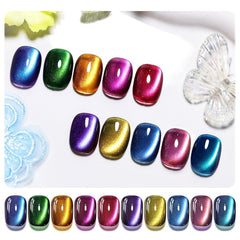 Vernis œil-de-chat bleu de Jodsone – effet magnétique élégant.