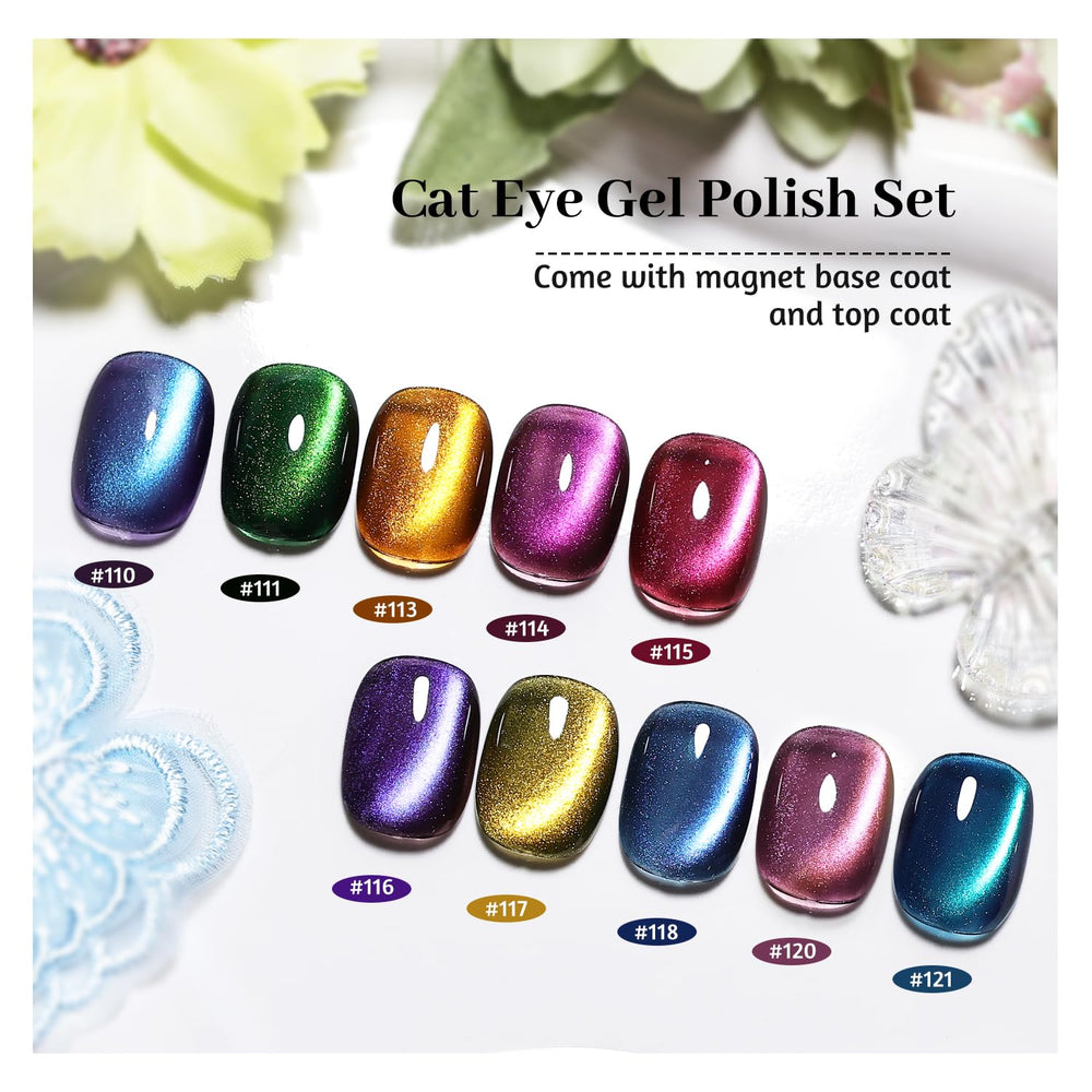 Vernis œil-de-chat vert de Jodsone – look captivant et longue tenue.