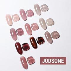 JODSONE vernis gel application rapide, lampe UV ou LED compatible pour une pose efficace.