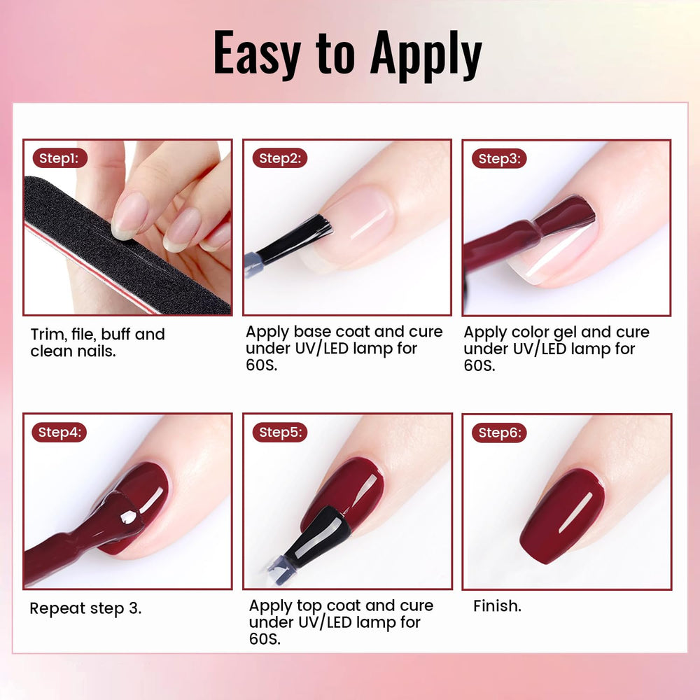 Bouteilles gel vernis JODSTONE pour retouches et rangement compact