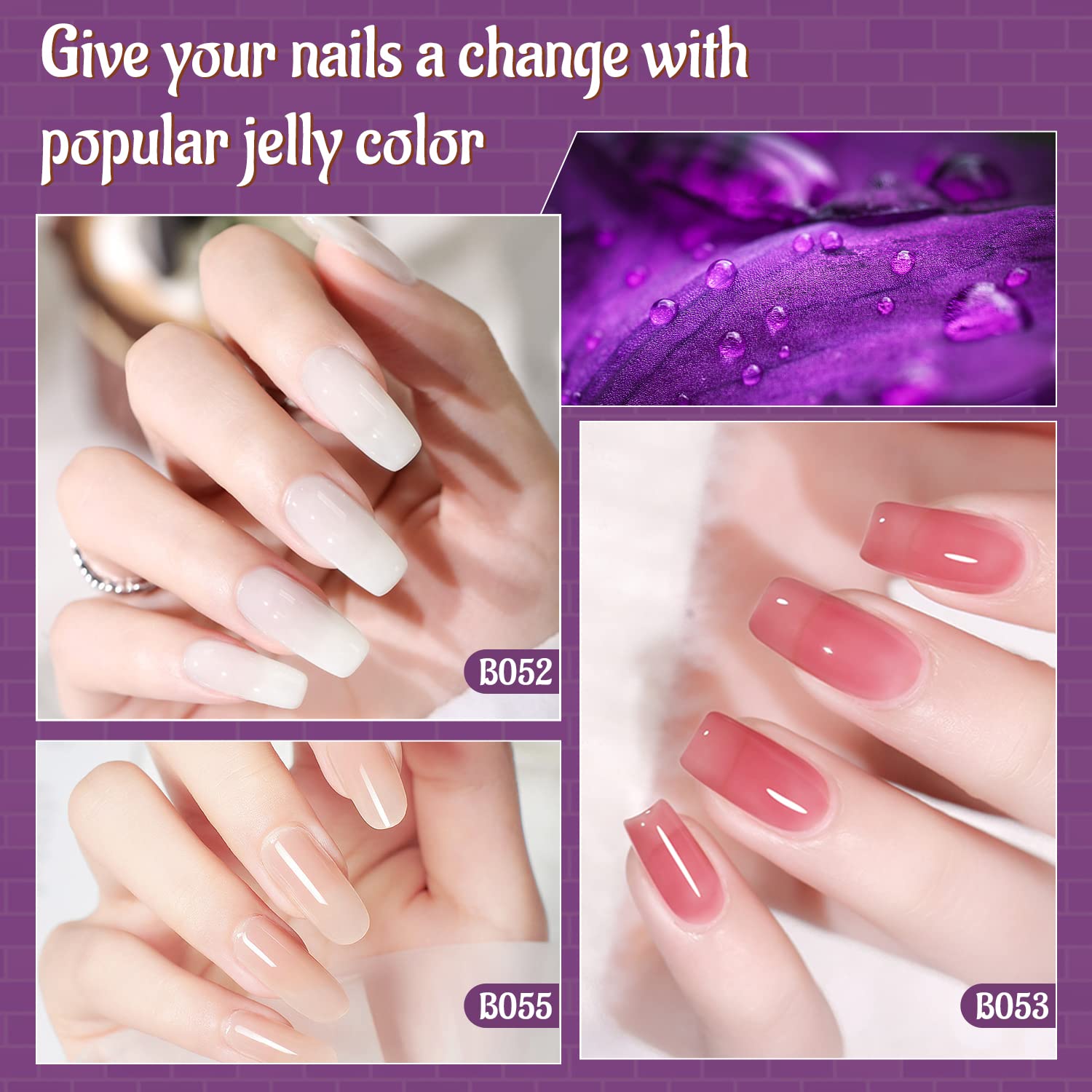 Kit-vernis-gel JODSONE: idéal pour débutants et pros.