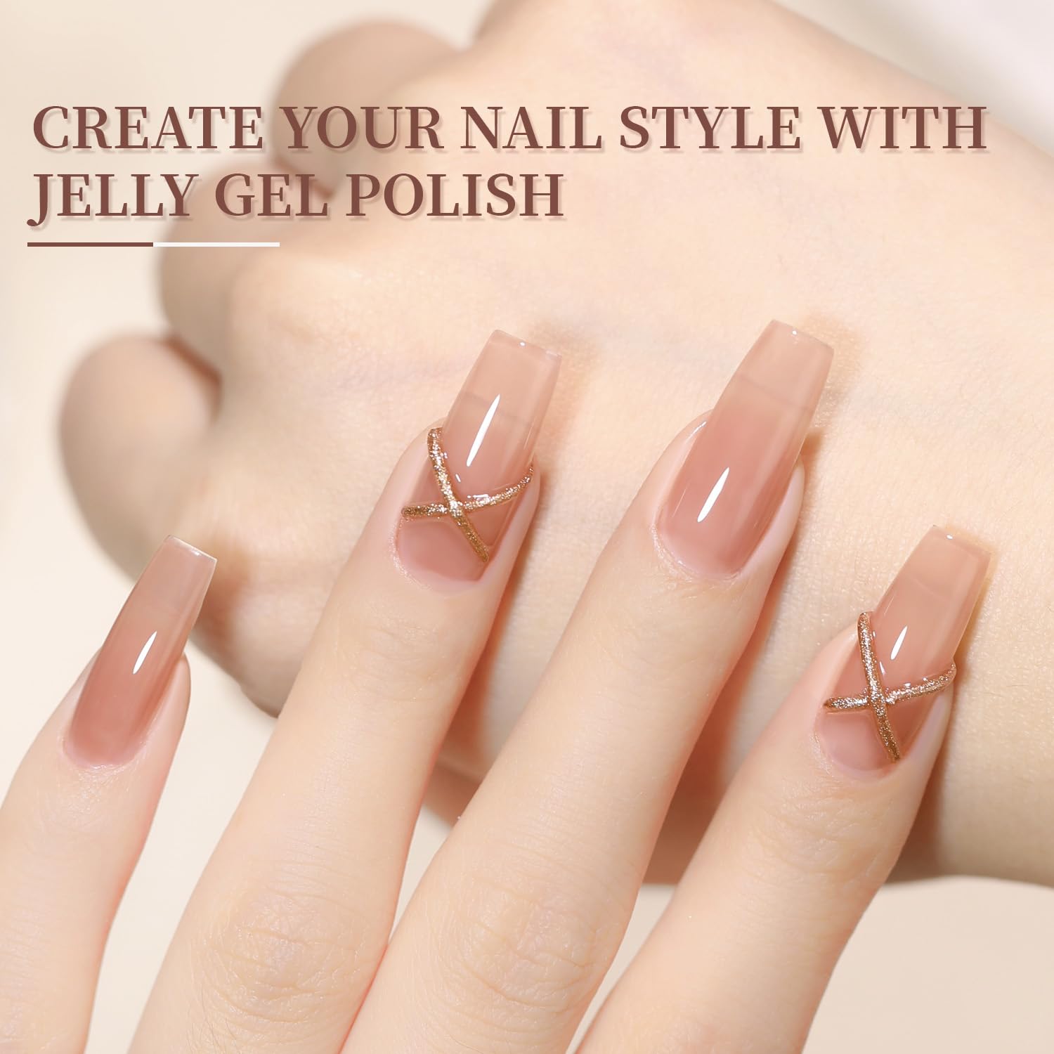 JODSONE gel violet translucide pour un look sophistiqué sur ongles