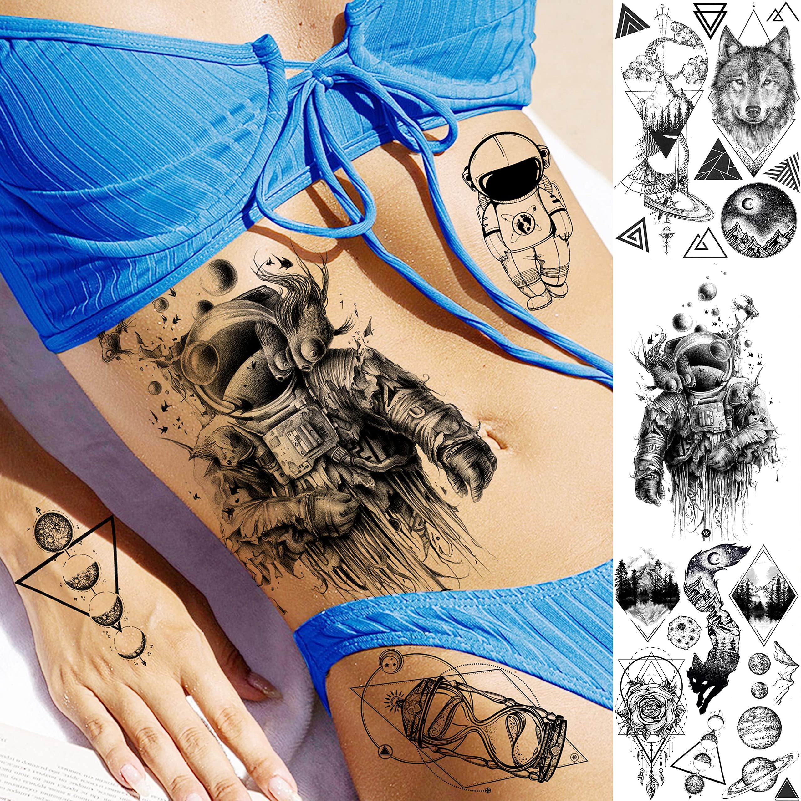 JOEHAPY tatouages temporaires, application rapide en quelques secondes.