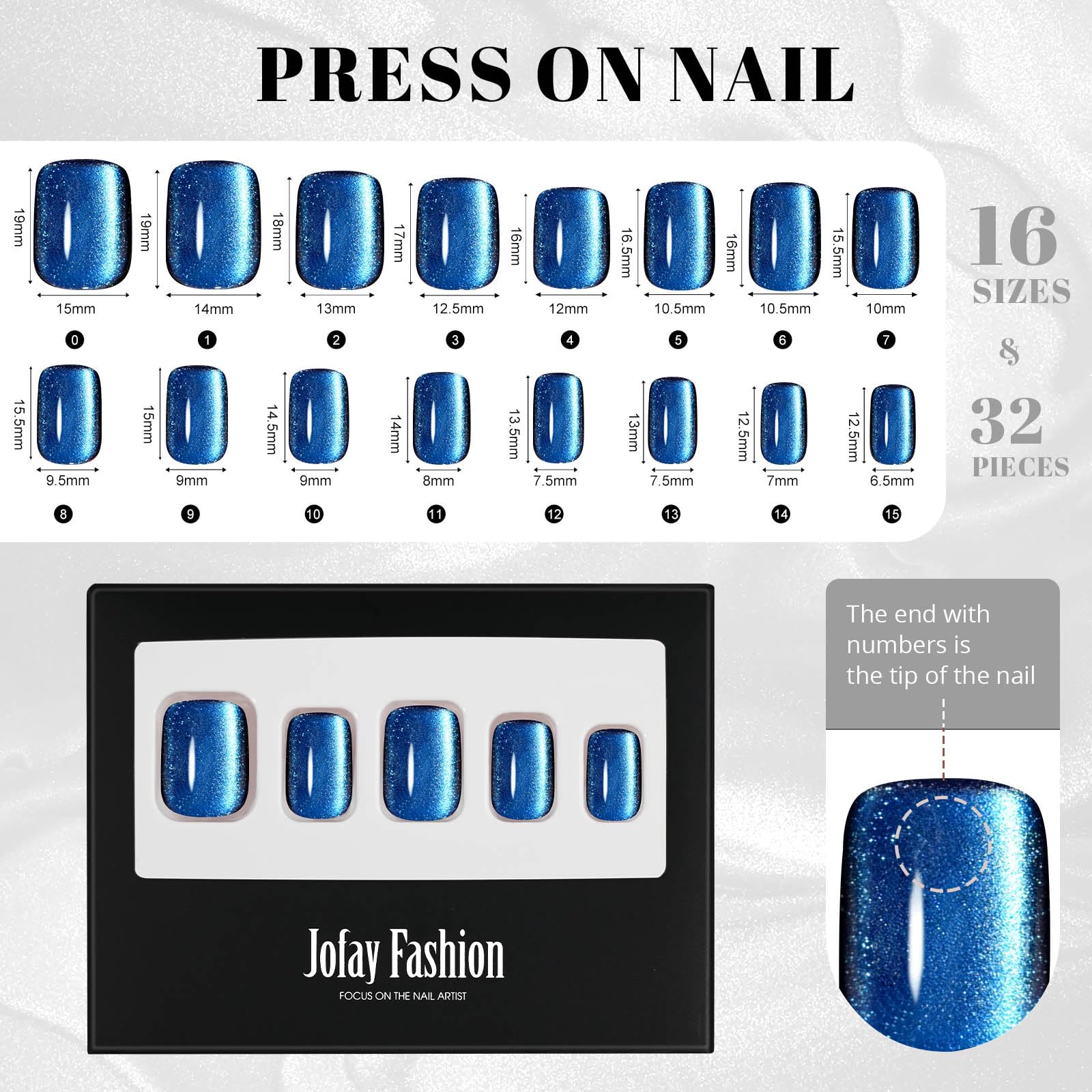 Ongles Jofay Fashion gel brillant résistant à l’usure