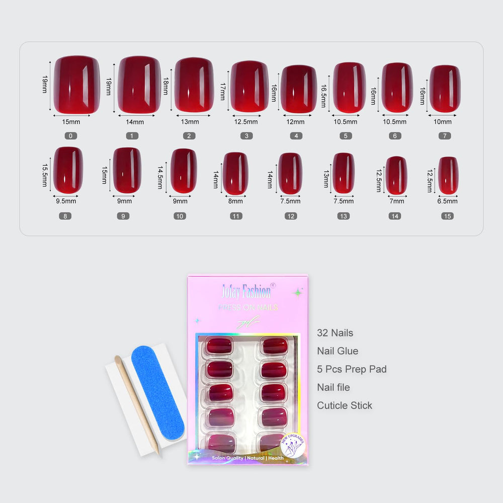 Tampons de préparation pour ongles Jofay Fashion, base prête pour l'application.