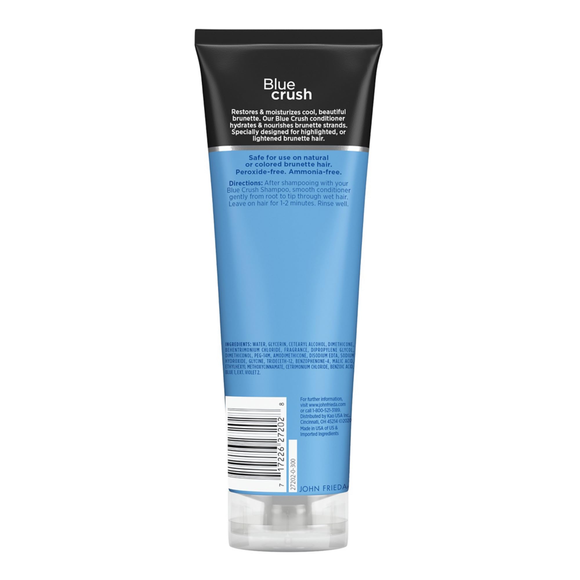 Salle de bain avec les produits Blue Crush, routine capillaire anti-jaunissement