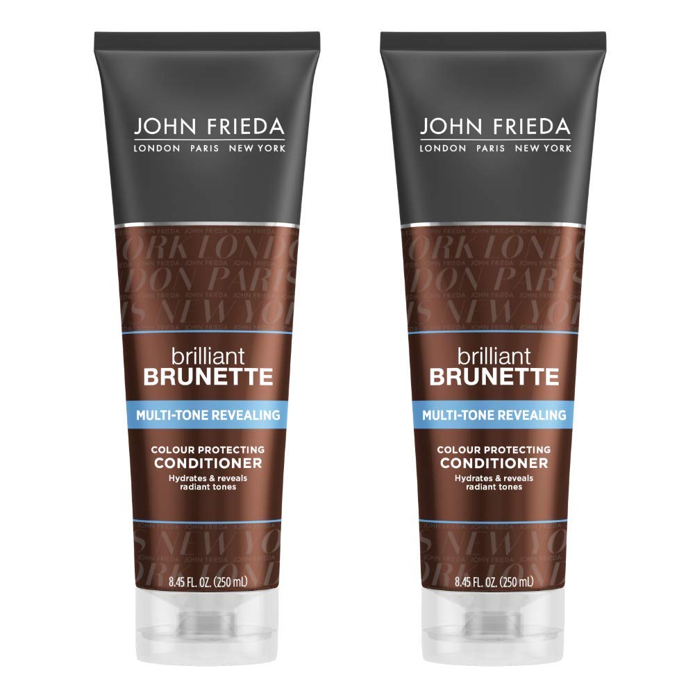 John Frieda Brunette Reflets Multi-Teintes : après-shampoing protège la couleur et ravive les reflets.