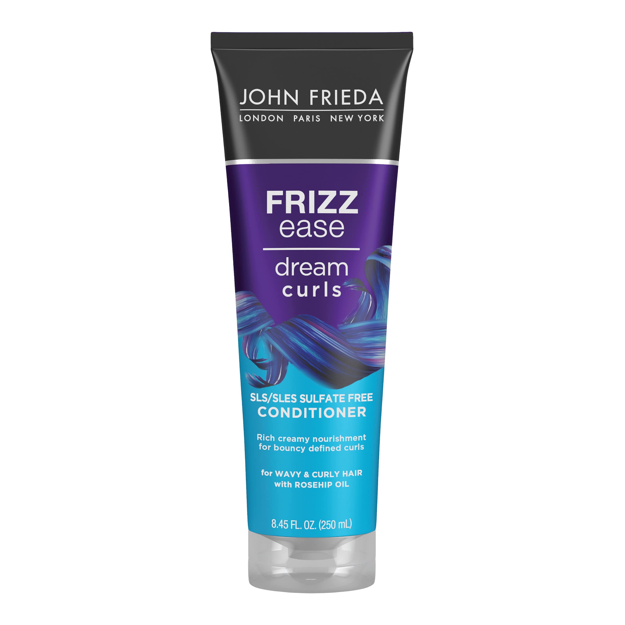 John Frieda Dream Curls Conditionneur en flacon, boucles hydratées et définies.