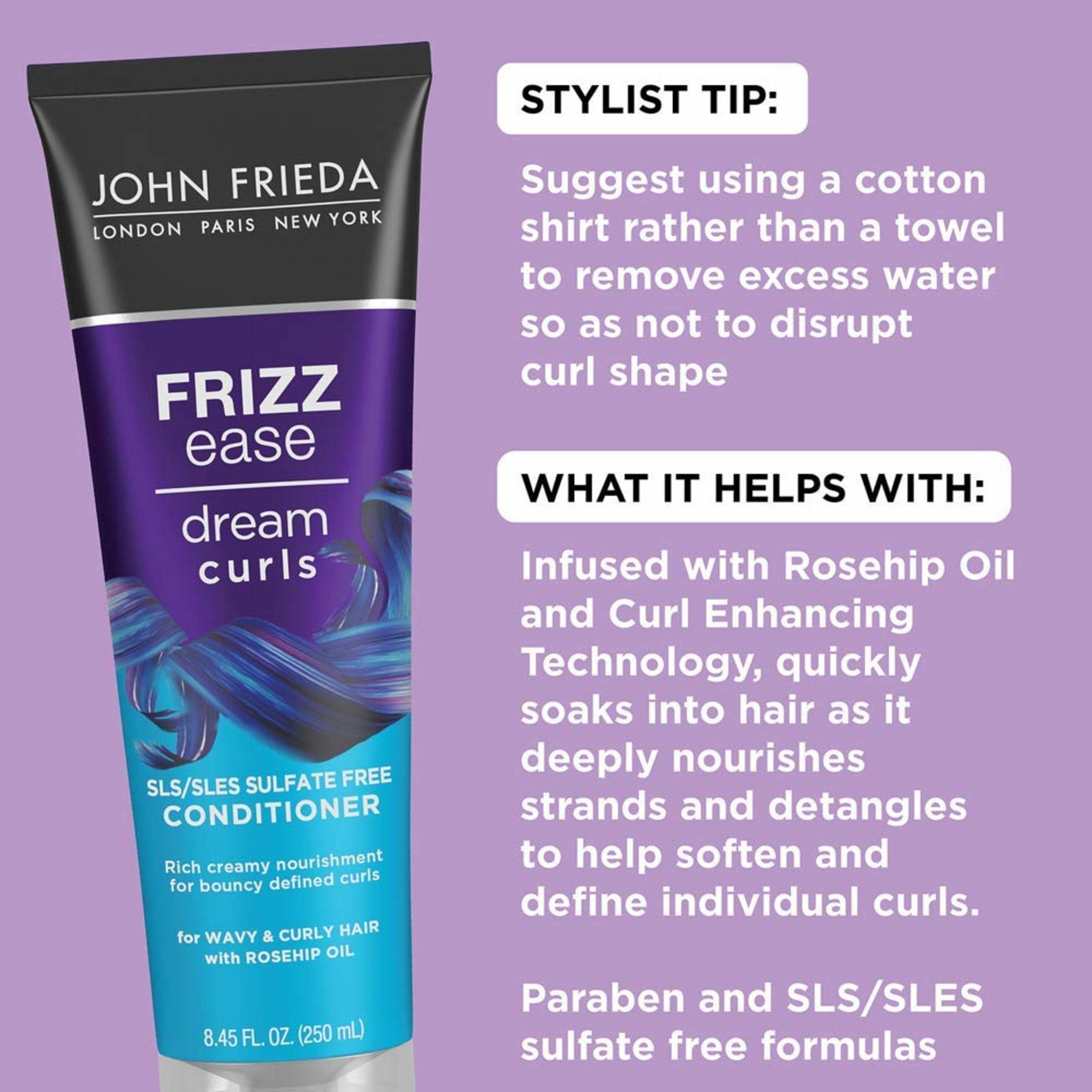 Démêlage facilité avec le Dream Curls, boucles souples et nettes.