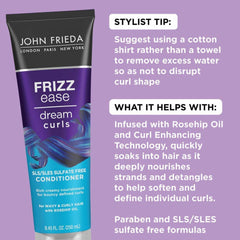 Démêlage facilité avec le Dream Curls, boucles souples et nettes.