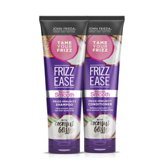 Shampooing John Frieda Frizz Ease Immunity, bouteille, résistance anti frisottis dès la douche.
