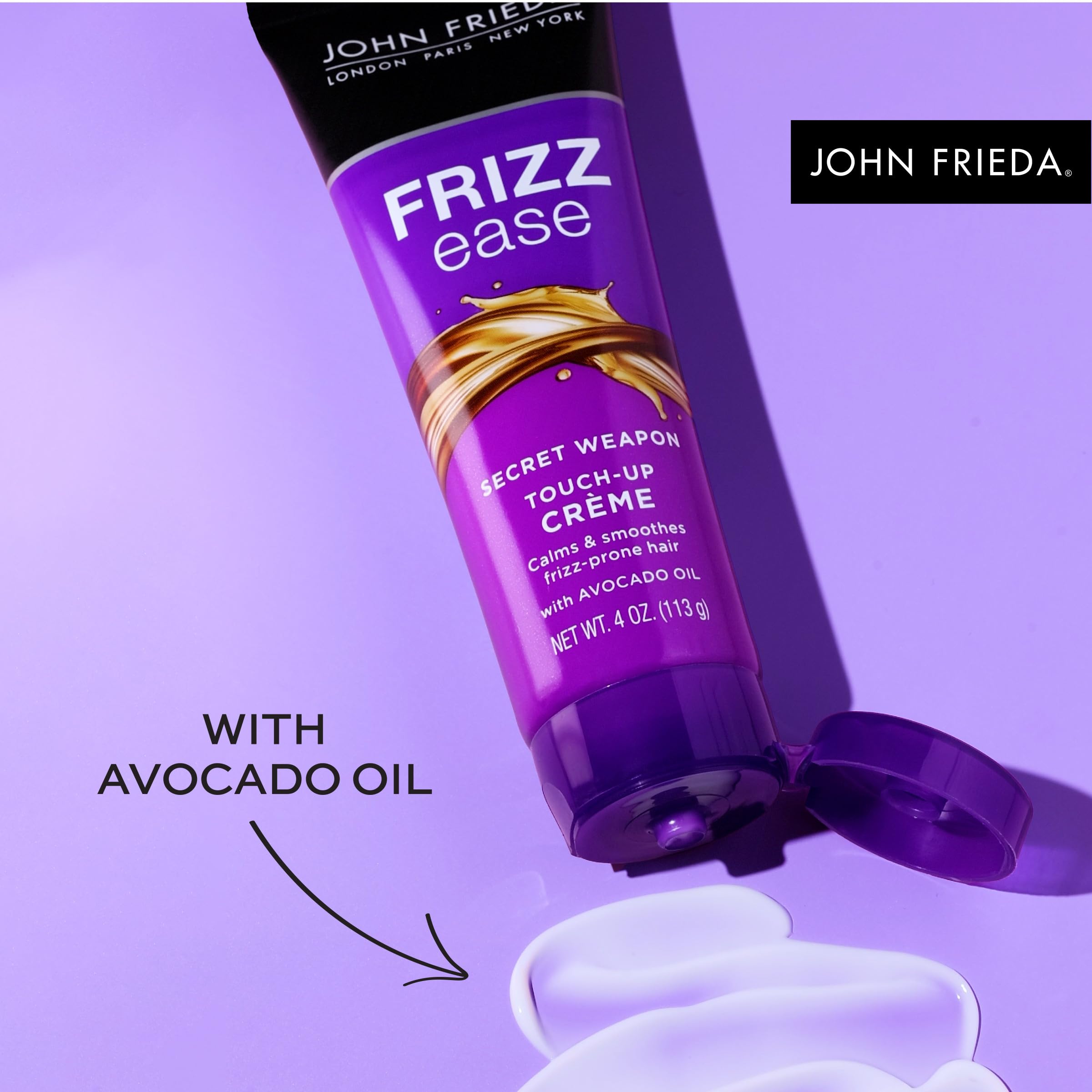 Texture qui apporte brillance et fini lisse sur cheveux