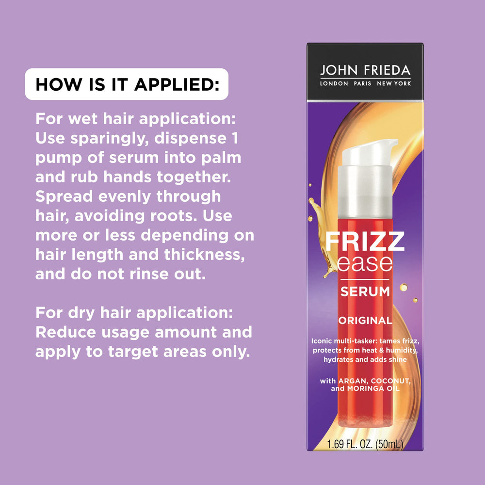 John Frieda Frizz Ease protège la chaleur du coiffage.