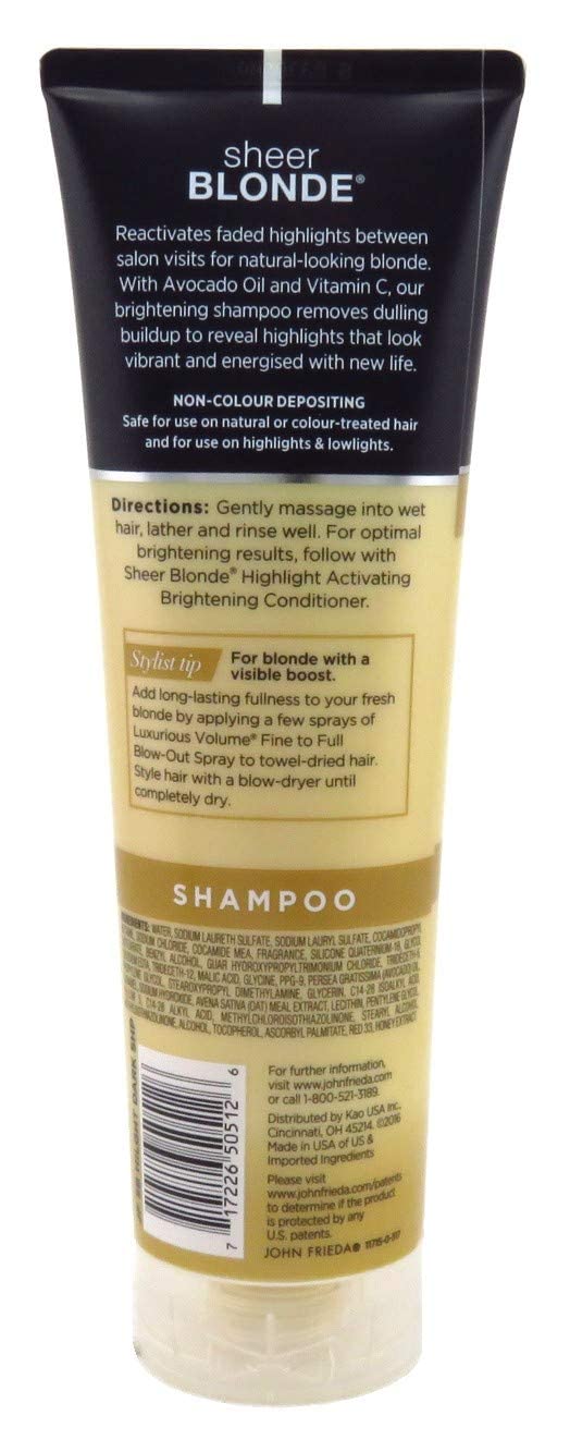 John Frieda: mousse lavante qui agit en douceur sur les reflets
