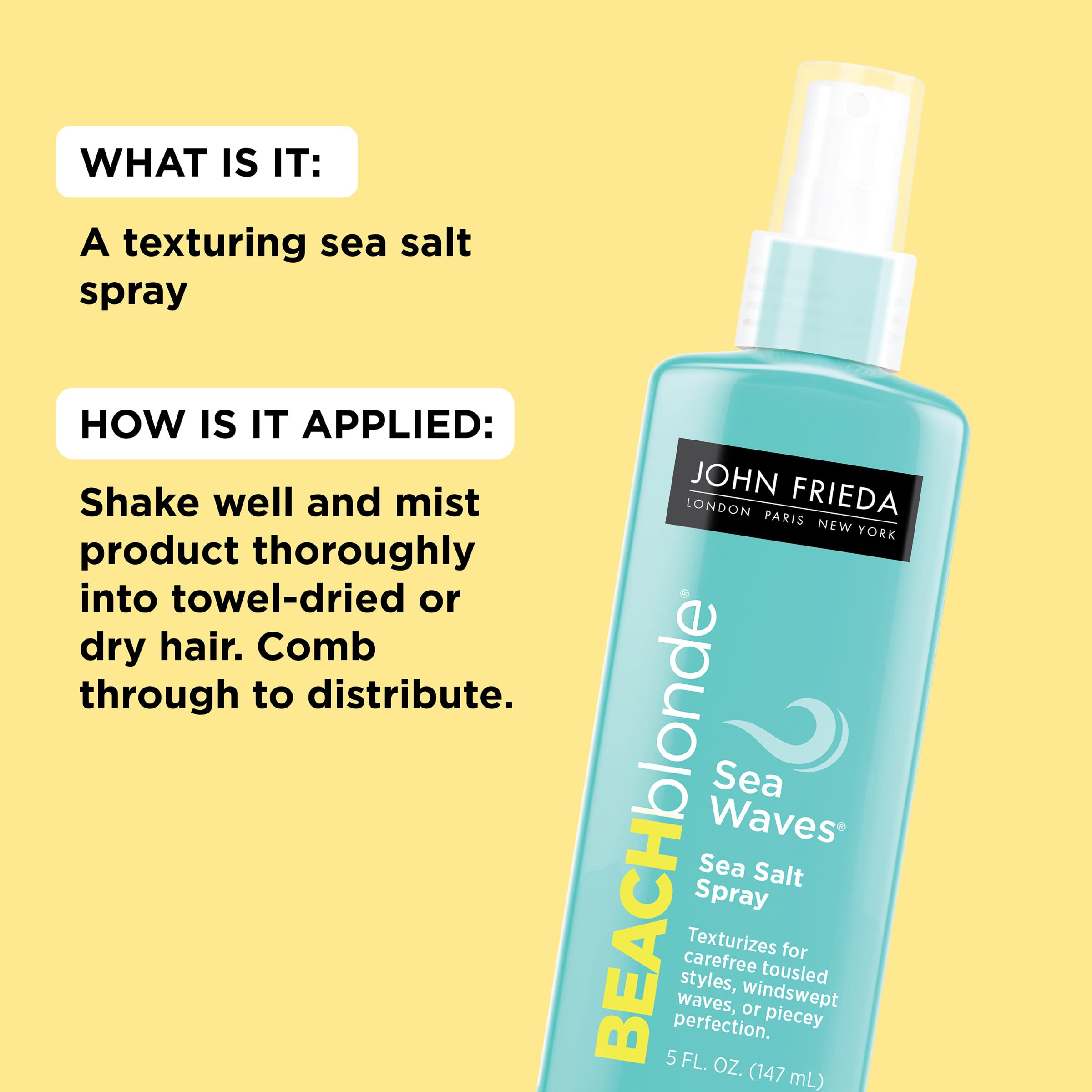John Frieda parfum coco évoque des vacances tropicales lors de l'utilisation.