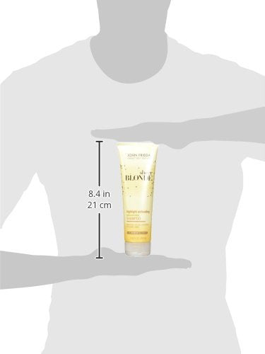 John Frieda: résultat de reflets naturels sur cheveux blond après utilisation