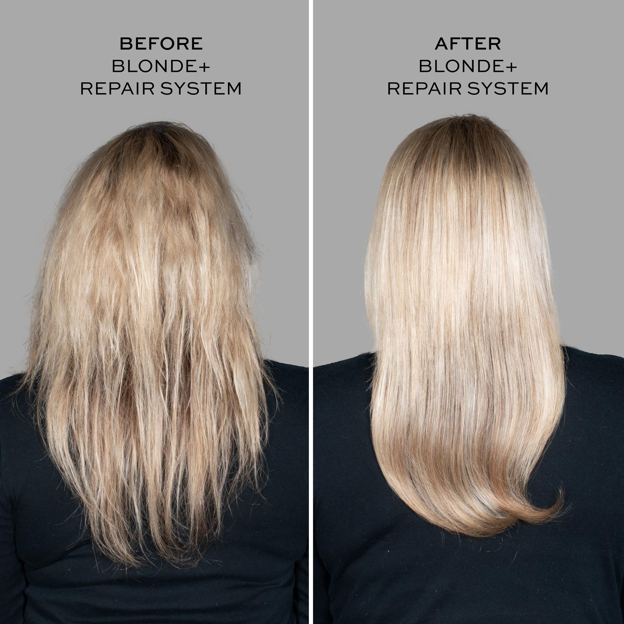 John Frieda Blond Repair, étiquette affichant le caractère végane et sans cruauté.