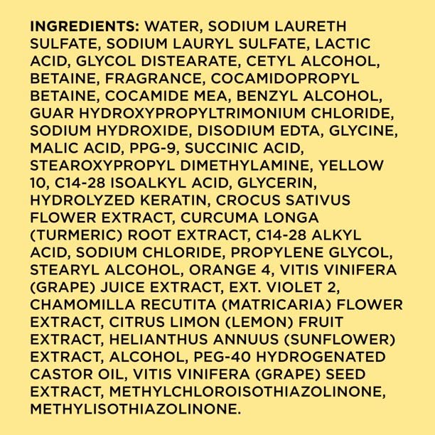 Éclaircissement progressif sans ammoniaque — John Frieda Shampoing Blond Clair.