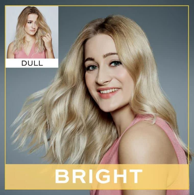 Go Blonder — texture crémeuse visible sur le flacon John Frieda.