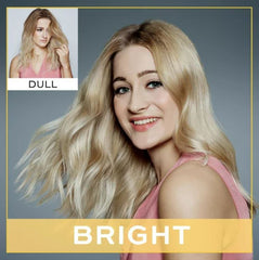 Go Blonder — texture crémeuse visible sur le flacon John Frieda.