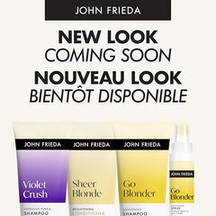John Frieda Sheer Blonde Shampooing – ingrédients mis en lumière pour une brillance naturelle.