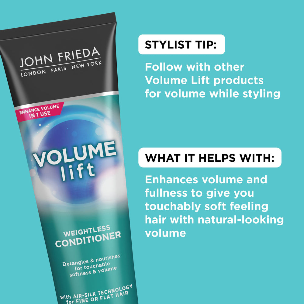 John Frieda Volume Lift cheveux fins, volume et mouvement naturel.