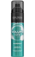 John Frieda Volume Lift Hairspray, brume légère pour volume durable et mouvement naturel