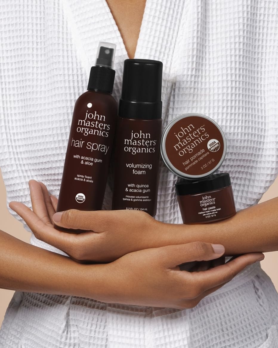 Finition mate naturelle de John Masters Organics