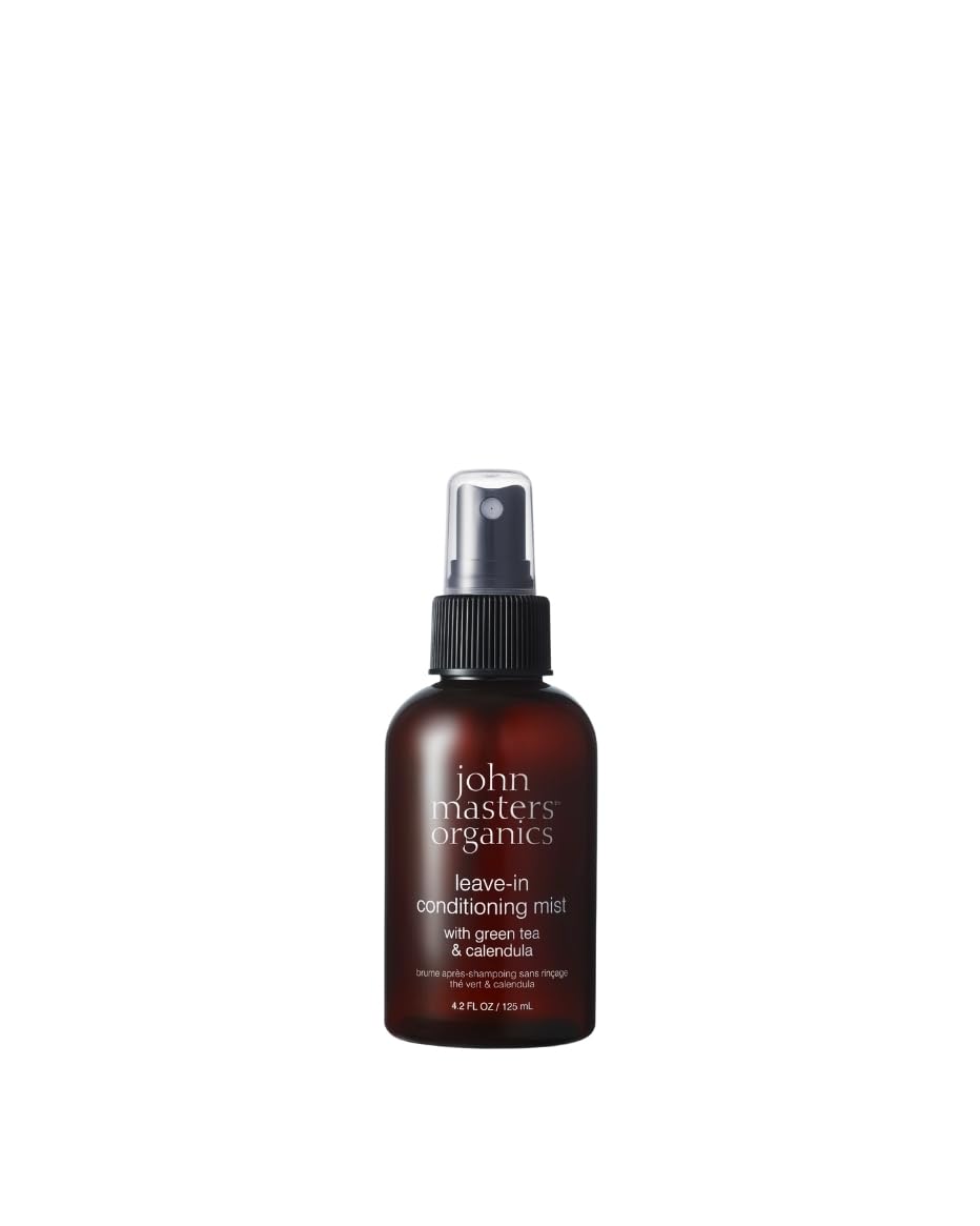 John Masters Organics Green Tea Calendula Mist: brume en bouteille pour hydratation légère.