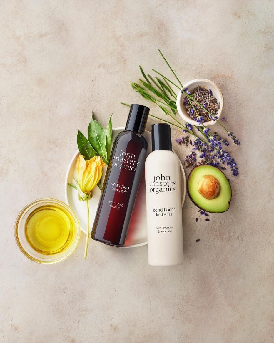 John Masters Organics Shampoing cheveux secs - application sur cheveux humides